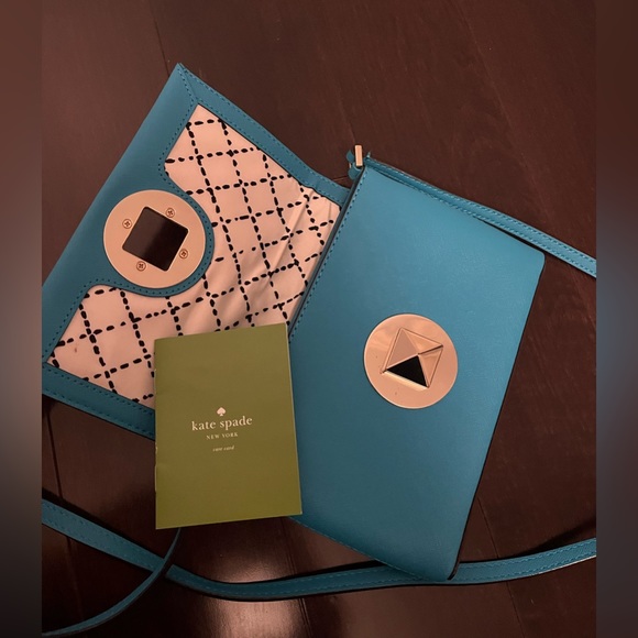 KATE SPADE -BEAUTIFUL BLUE CROSS BODY Perfect condition - Picture 2 of 4